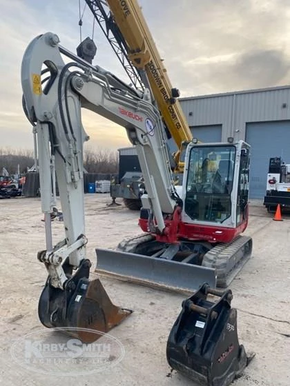 Front of used Takeuchi Excavator